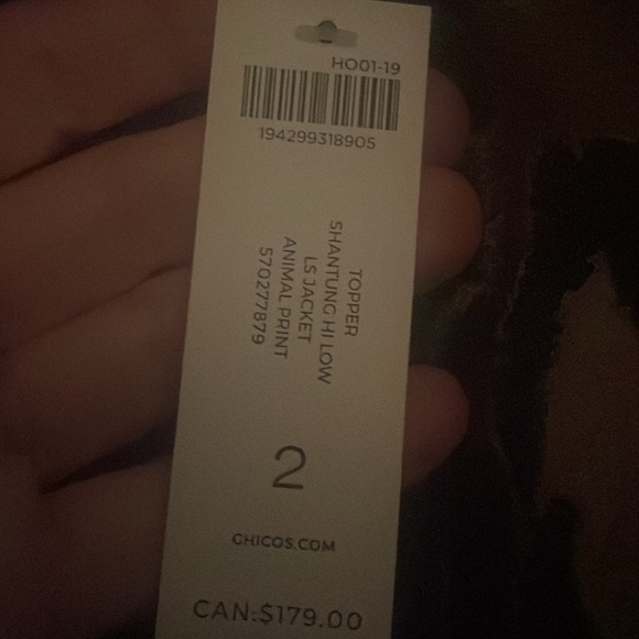 NWT Chicos luxe jacket - Picture 6 of 6